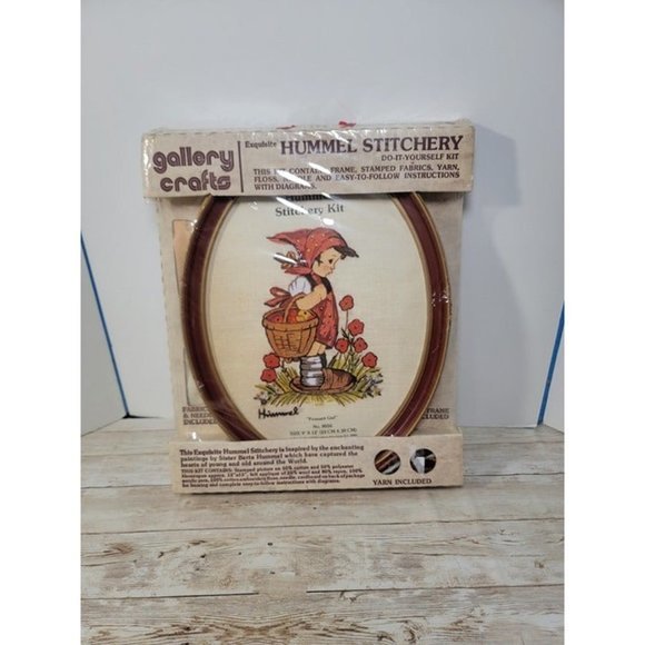 Gallery Craft Hummel Stitchery Peasant Boy and Peasant Girl NEW DIY Needlecraft - Picture 6 of 12